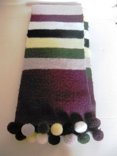Sciarpa colorata strisce - a,