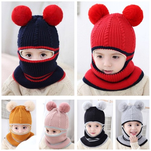 Bambini maglia pom cappello - bambini,