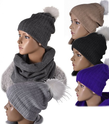 Set donna berretto sciarpa - , ad